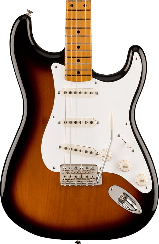 Fender Vintera II '50s Stratocaster Electric Guitar - 2-color Sunburst with Maple Fingerboard w/Gig Bag