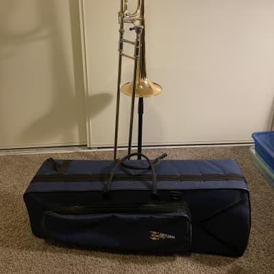 Getzen Tenor Trombone 2012 - Gold Brass image 9