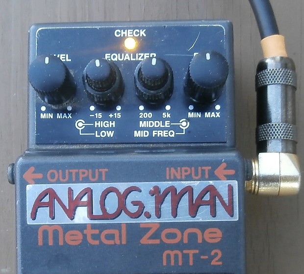 Boss Metal Zone MT-2 Analog Man Modded JCM 800 In A BOX