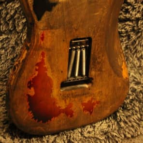 Custom Parts built Fender Stevie Ray Vaughan Tribute Guitar + HDSC image 8