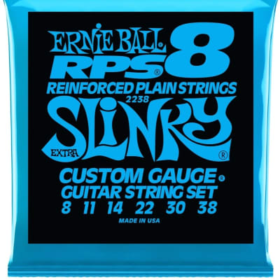 Ernie Ball Extra Slinky RPS Nickel Wound Electric Guitar Strings, 8-38 image 2