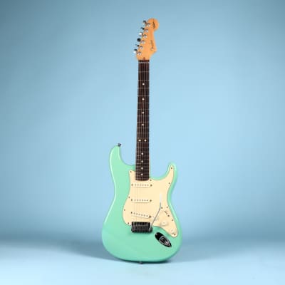 2001 Fender Jeff Beck Artist Series Stratocaster with Hot Noiseless Pickups Surf Green image 3