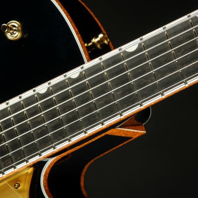 Gretsch G6136TG Players Edition Falcon Hollow Body with String-Thru Bigsby and Gold Hardware, Ebony Fingerbo image 9