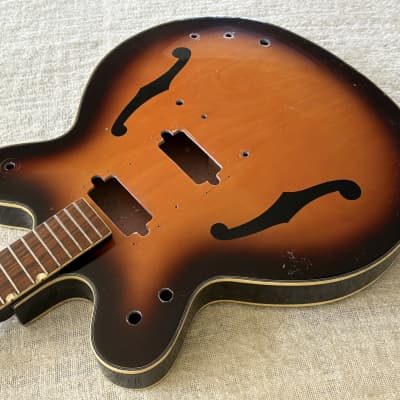 Vintage Orlando 300 Hollowbody Electric Guitar Project HUSK Japan Country Gentleman Copy image 10