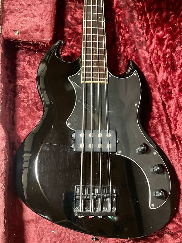 ベース GrassRoots G-VP-46B VIPER BASS Grassroots G-VP-46B Viper Bass Black Electric Bass Guitar