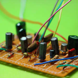 ColorBoost  Orange Power Boost 1969 BC109 18volt Floyd Gilmour Nirvana Tone NOS Parts Handmade pedal image 6