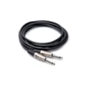 Hosa - Pro Unbalanced Interconnect REAN 1/4" TS male to Same, 10ft
