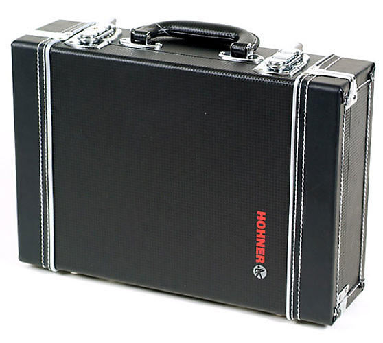Hohner Blues Briefcase Harmonica Case Holds up to 20 diatonic harps 2 chromatics and a standard bullet mic