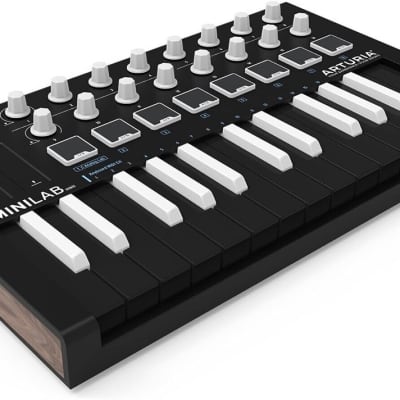 Arturia MiniLab MKII Inverted MIDI Controller Black image 1