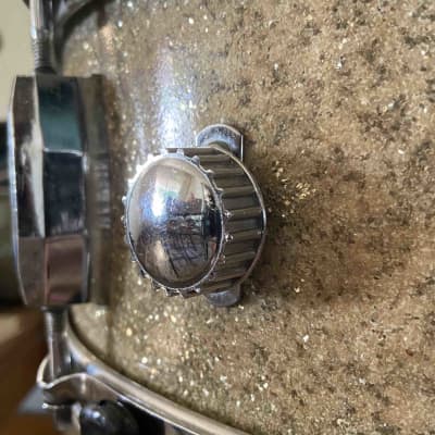 Pearl 5.5x14 Snare Drum Ginger Glitter 1960s image 5