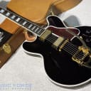 Gibson  Memphis 2016 Model ES-355 Limited Run w/Gold HW & Bigsby Ebony Gloss