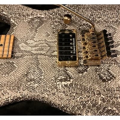 Charvel Jackson Snake Skin Strat Guitar Seymour Duncan Pickup Floyd Rose Tremolo image 2