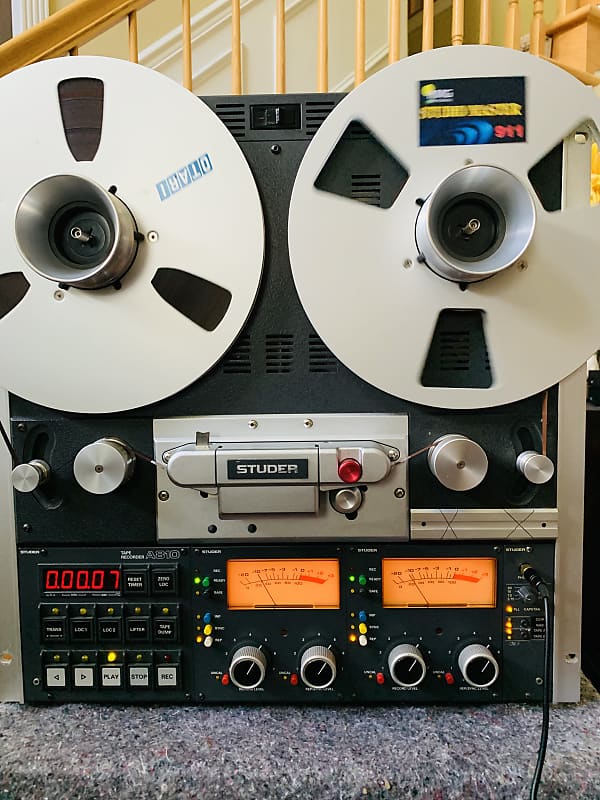 Studer A810 1/4 4-speed 2-track reel to reel tape machine | Reconditioned  | Aligned/Cal'd | Ready!