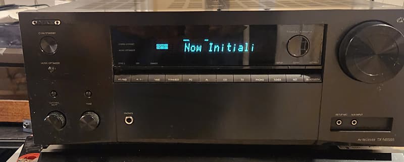 Onkyo Onkyo TXNR555 7.2-channel home theater receiver with Wi-Fi Bluetooth Apple AirPl 2015 - Black metal  			