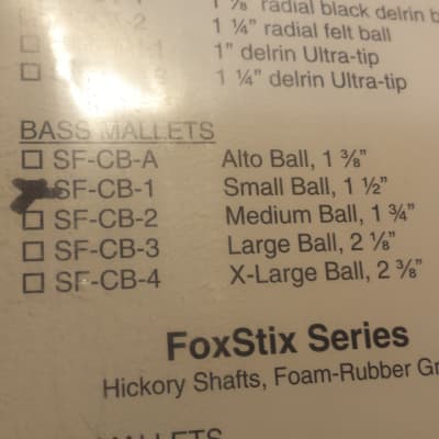 Silverfox SF-CB-1 Bass Mallet image 3