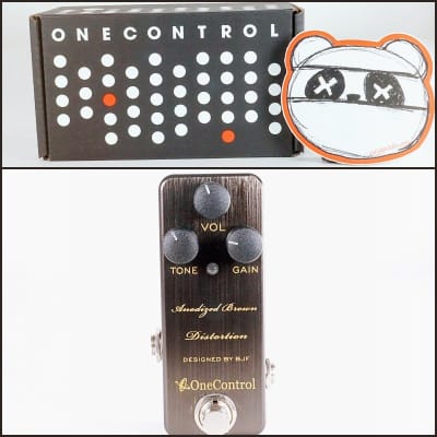 One Control Anodized Brown Distortion 2010s - Brown | Reverb