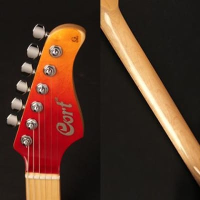 Cort G280DX Electric Guitar - Java Sunset image 3