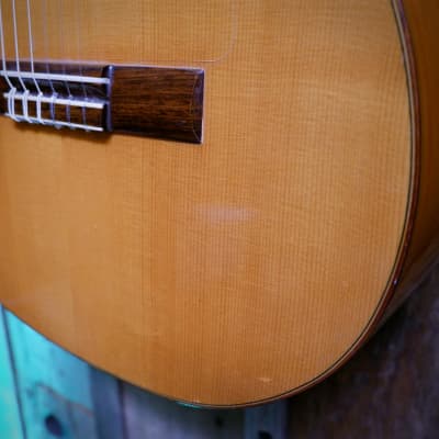 M. G. Contreras Flamenco Student Model 1980's-1990's - Natural with Hard Case & Wittner Mechanical Tuners image 12