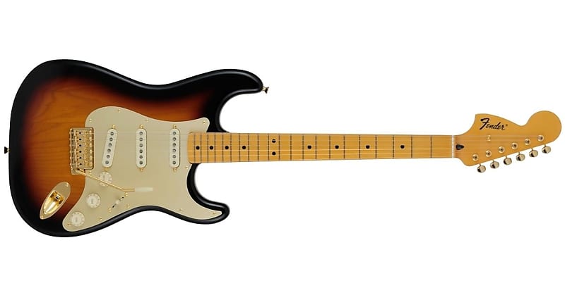 Immagine FENDER - Made in Japan Traditional Stratocaster Limited Run Reverse Head  Maple Fingerboard  3-Color Sunburst - 5503702300 - 1