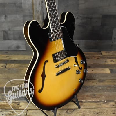 Gibson ES-335 - Vintage Burst with Hard Shell Case image 11