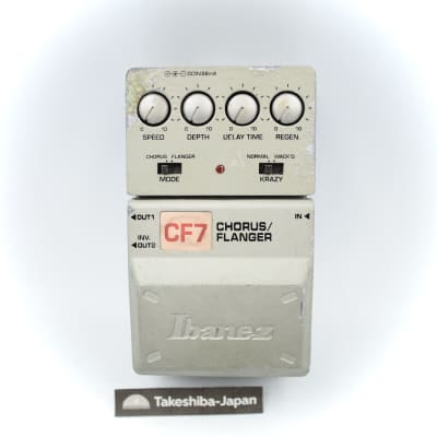 レア Ibanez CF7 CHORUS/FLANGER エフェクター名機 Ibanez CF7 CHORUS/FLANGER | フォトスタジオアローズ｜宝塚市