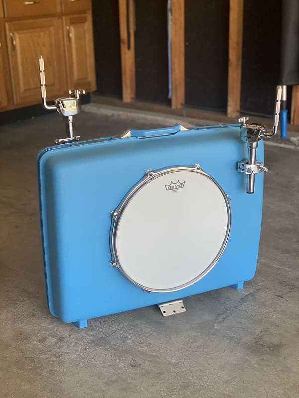 Suitcase Bass Drum with Tom mount attachments Reverb