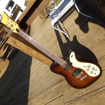 Mosrite Stereo 350,  ca. 1973, dark brown sunburst, excellent condition, appears all original image 20
