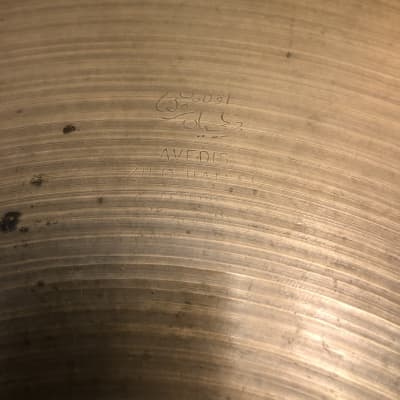 Zildjian Vintage Cymbal Pack (20" Ride,18" Crash, & 14" Hi Hats) 70s image 4