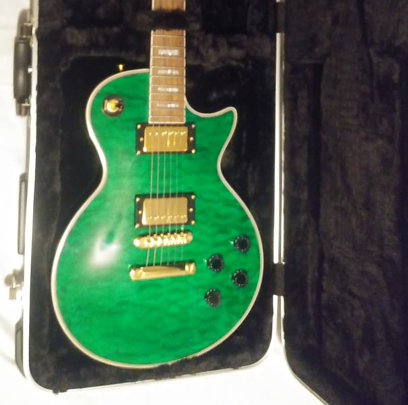 Firefly FFLPS Les Paul Elite with gold hardware w/ hard case Reverb