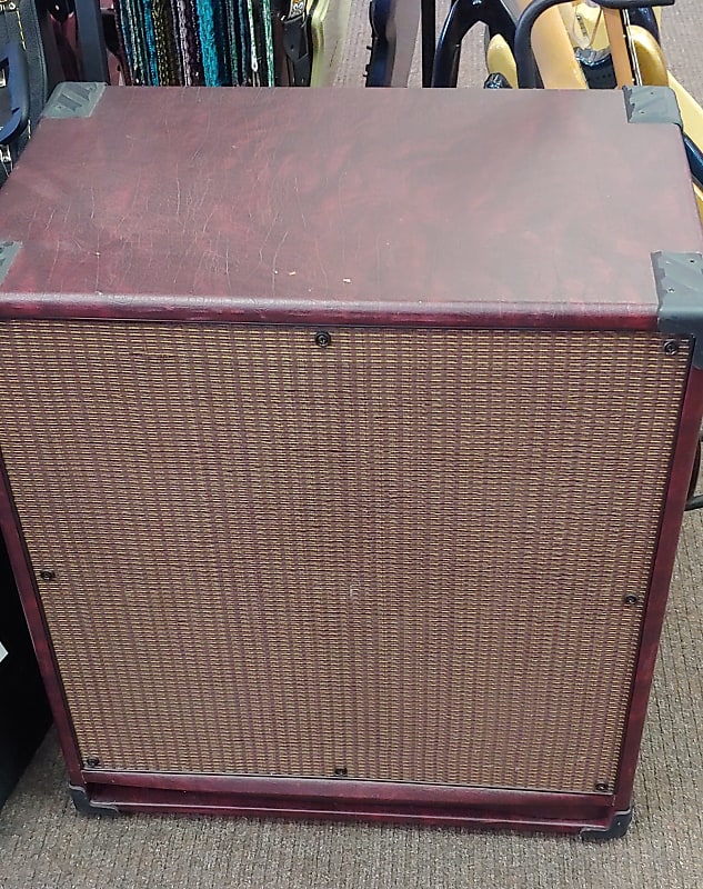 Avatar 410 Bass Cab Burgundy w/Oxblood Grill cloth Reverb