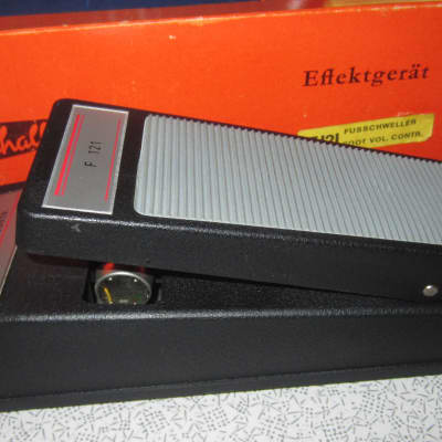 Vintage Circa 1968 Schaller F-121 Volume Foot Controller Black w Box image 3