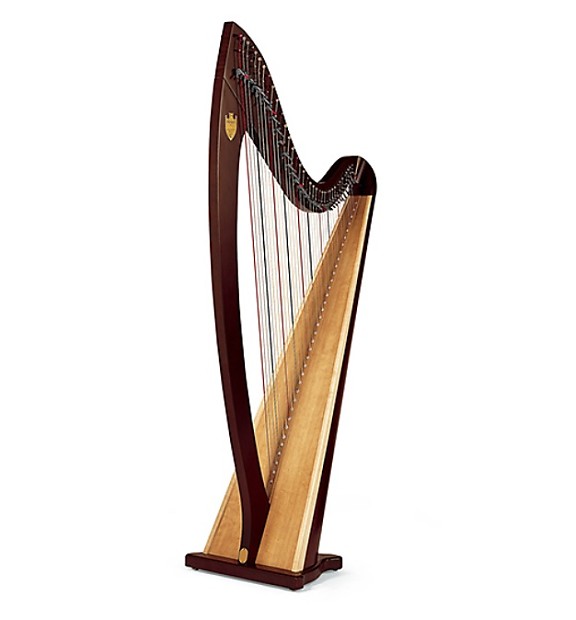 Lever harp 5 octaves Lyon and Healy Troubadour III Reverb