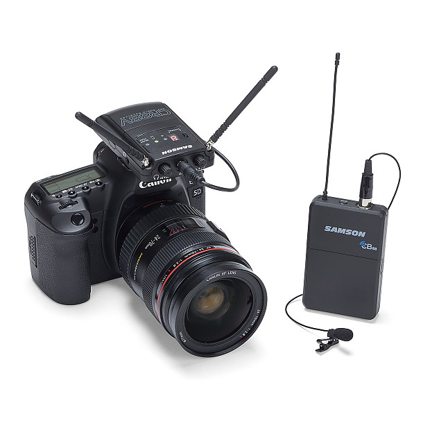 Samson Concert 88 Camera Frequency-Agile UHF Wireless Lavalier Mic System - K Band (470–494 MHz) image 1