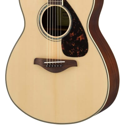 Yamaha FS830 Solid Spruce Top Concert Acoustic Guitar Natural