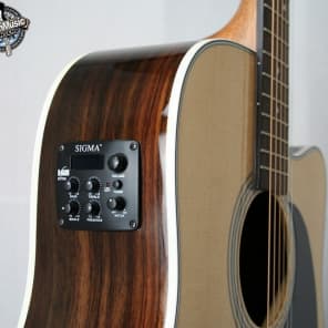 Sigma SD28CE Dreadnought Acoustic/Electric 2015 Natural image 5