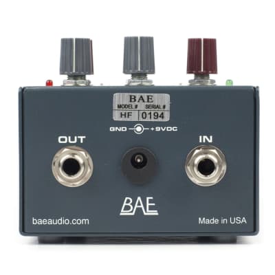 BAE Audio Hot Fuzz 1970s Style Fuzz and Treble Booster Guitar Effect Pedal image 11
