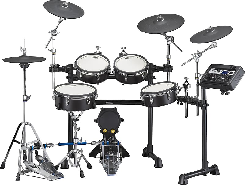 Yamaha DTX8K-X Electronic Drum Set with TCS Heads - Black Forest image 1