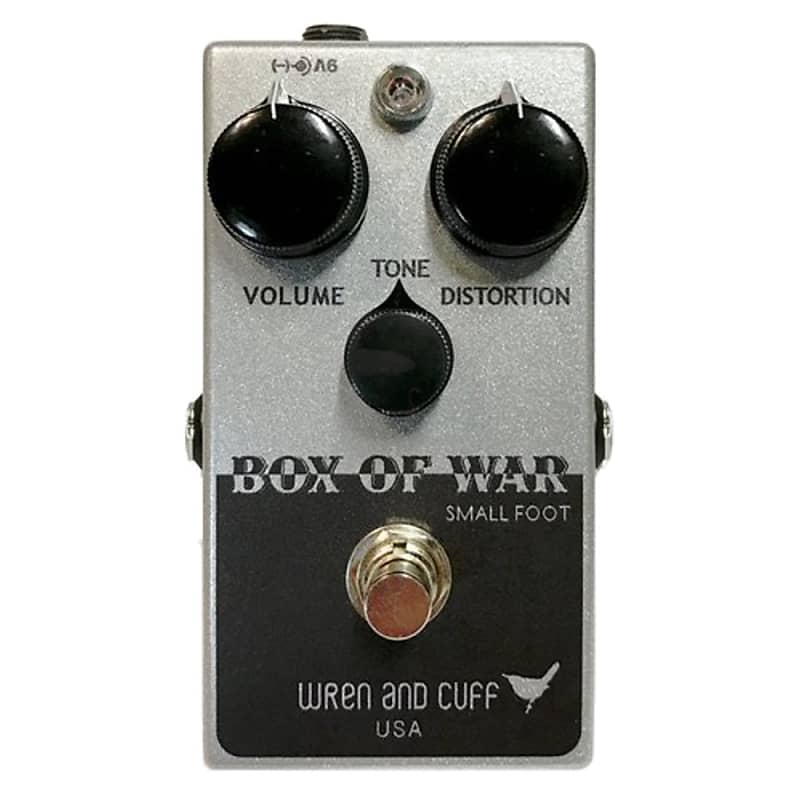 Mint Wren and Cuff Box of War Distortion Guitar Effects Pedal True Bypass Stompbox image 1