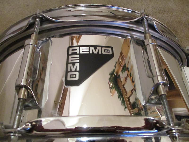 Remo Vintage Quadura Snare Drum, Acousticon Shell, 10 Lugs 
