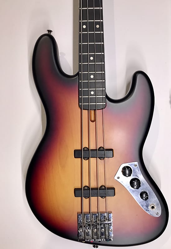 Status graphite Jazz bass warmoth body bartolini pickups Reverb