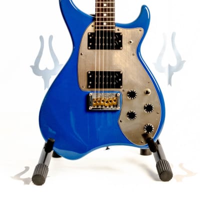 Daion Savage Blue Electric Guitar w/ Original Daion Branded Hardshell Case image 1