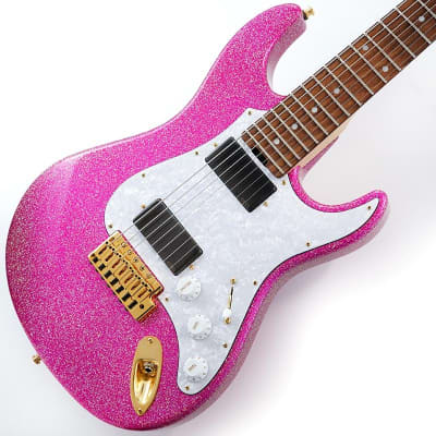 ESP SNAPPER-7 Ohmura Custom [Takayoshi Ohmura Model] (Twinkle Pink) -Made in Japan- image 1