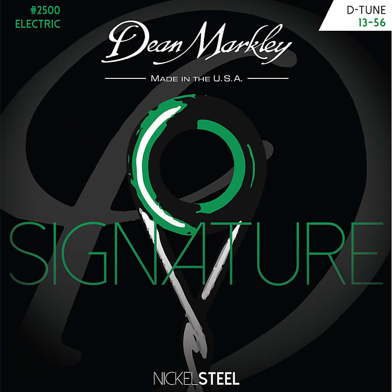 Dean Markley Drop Tune 13-56 NickelSteel Electric Signature Series String Set image 1