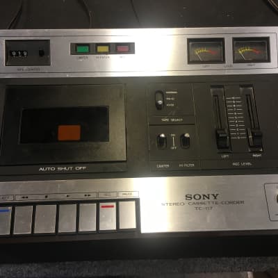 Sony TC-117 Stereo Cassette Recorder For Repair | Reverb