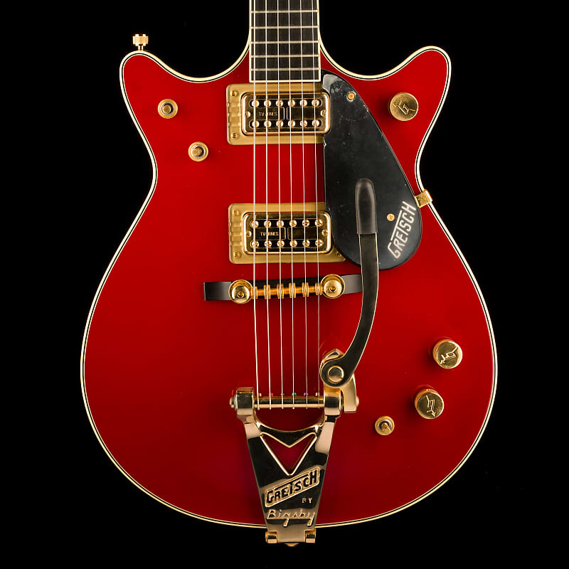 Pre Owned Gretsch G6131T-62 Vintage Select ’62 Jet With Bigsby TV Jones Vintage Firebird Red With OHSC image 1