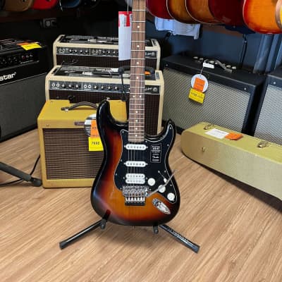 Fender Player Stratocaster Floyd Rose HSS with Pau Ferro Fretboard  3-Color Sunburst for sale