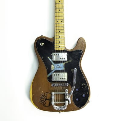 Fender Mocha Telecaster Deluxe Electric Guitar Owned by Sonic Youth image 3