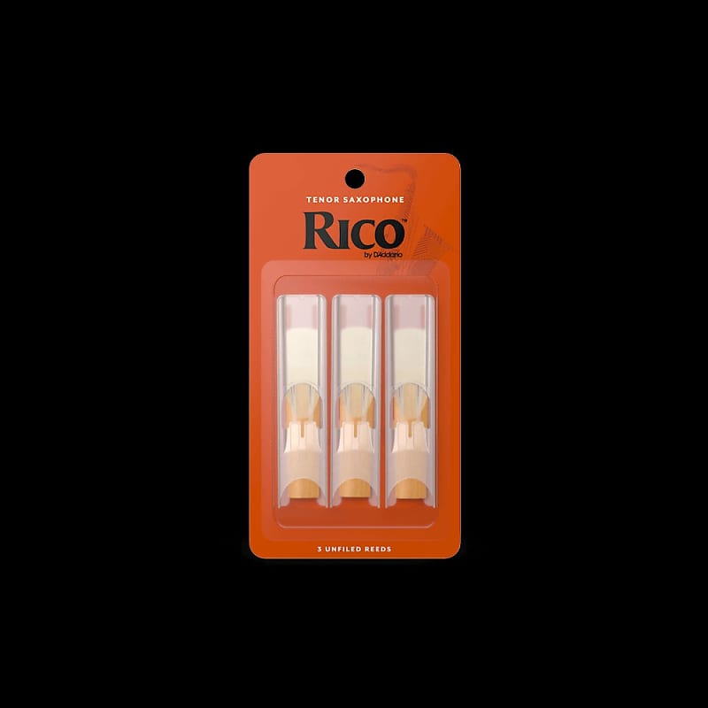 3 Pack of Rico Tenor SAX Reed Size 3, 1/2 Replacement Reeds 3.5 x3 image 1