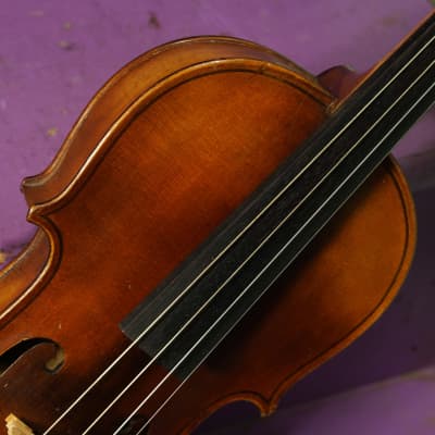 1920s Bruno German Stradivarius-Copy 4/4 Violin (VIDEO! Fresh Work, Ready to Go) image 5