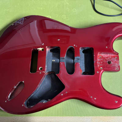 Unbranded Strat style body AS IS - Candy apple red image 1